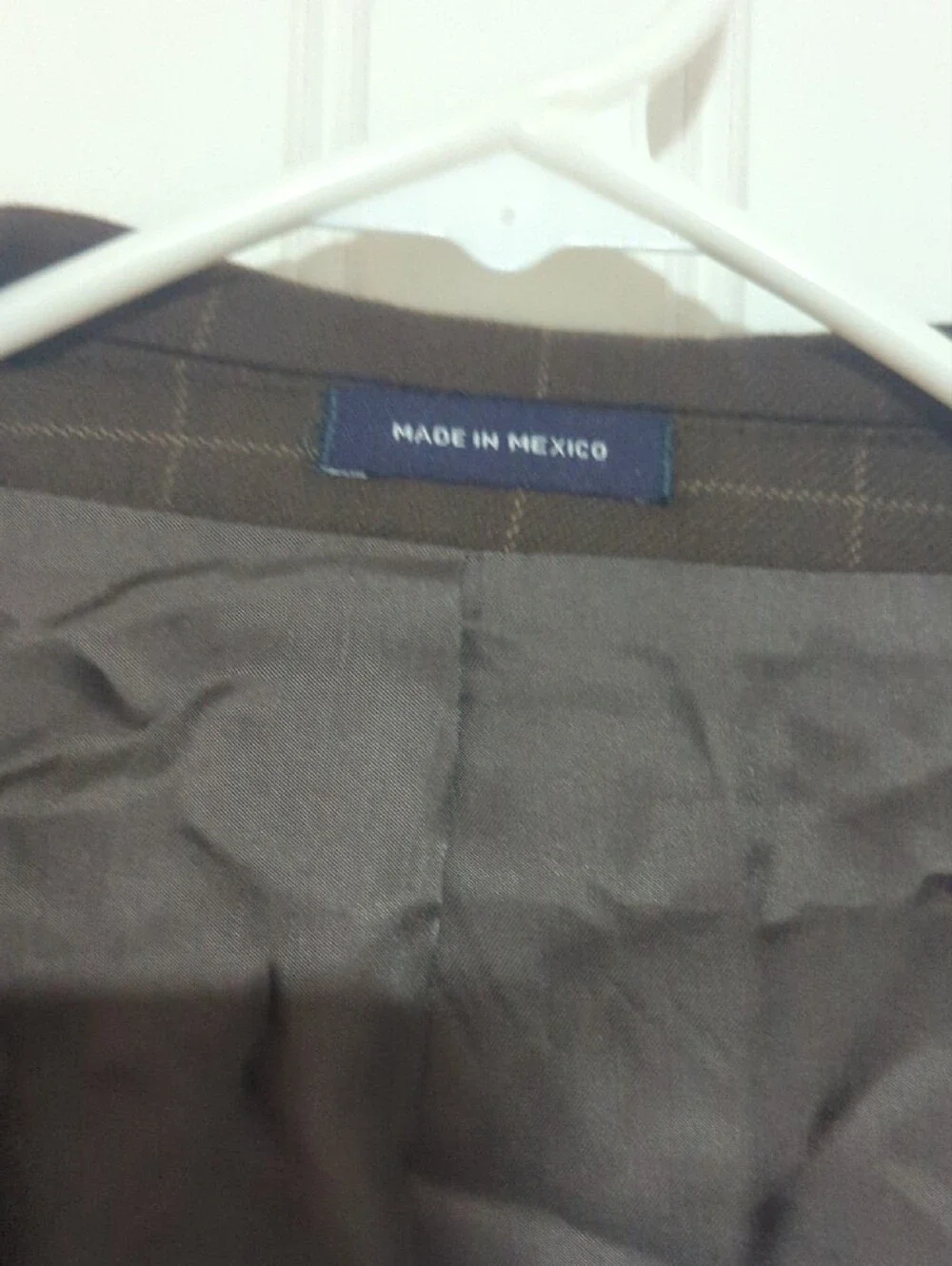 Paul Fredrick Brown Windowpane Sport Coat
